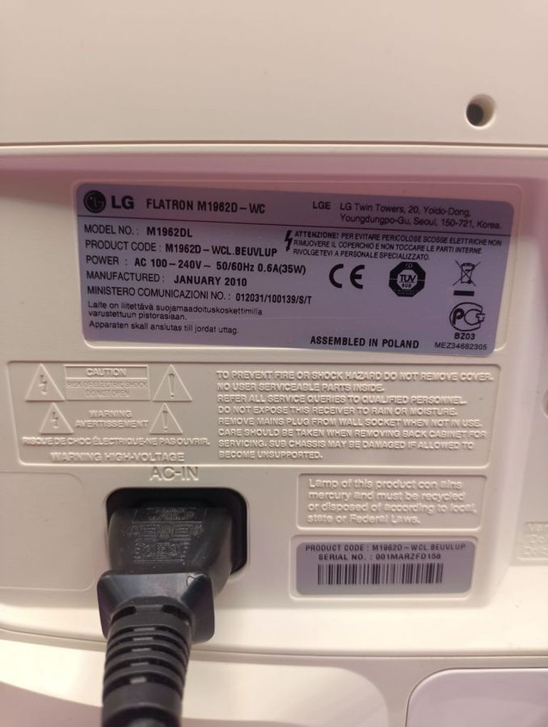 Lg m 1962d-wc Код:01-200893996. Зображення 6