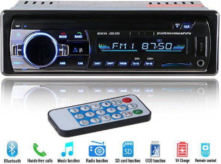 Купити потужна з чистим звуком JSD-520BT З USB ТА BLUETOOTH. Б/У