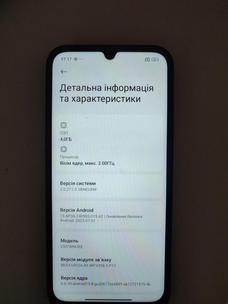 Дешиво Xiaomi redmi 15c 4g 4/128gb с ломбарда