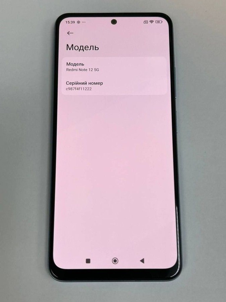 Объявление Xiaomi Redmi Note 12 5G 4/128GB Gray Б/У