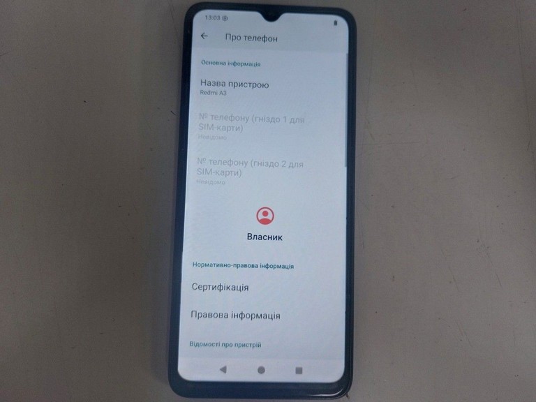 Оголошення Xiaomi redmi a3 4/128gb Б/У