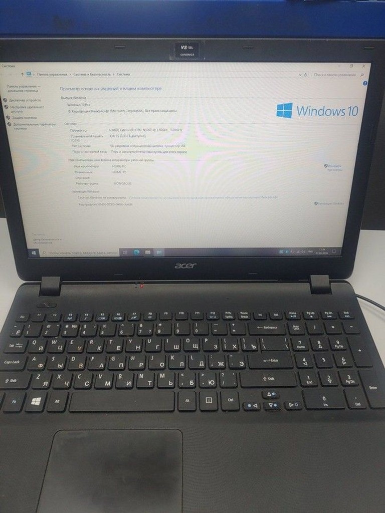 Дешево Acer 15/celeron n3060 ddr3/4gb ddr3/hdd 500 gb/*інтегрована з ломбарду