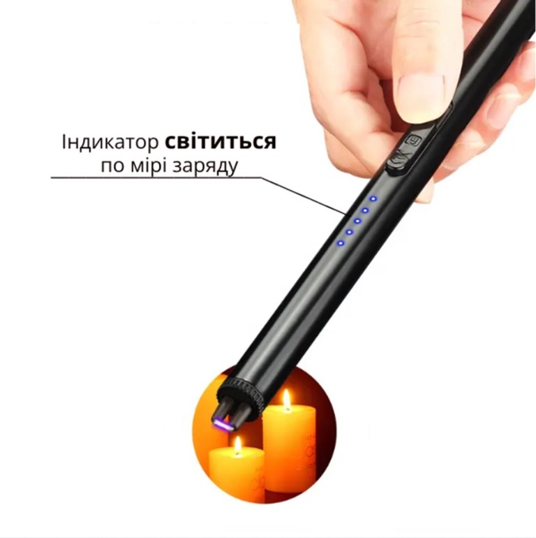 Kitchen lighter для газової плити з дисплеєм та USB зарядкою Код:null. Зображення 5