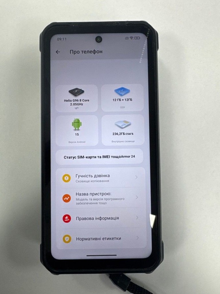 Купити Ulefone Armor 24 12/256GB Black Б/У