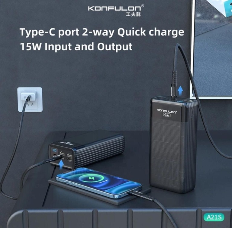 Объявление Konfulon A21S Power Bank 40000mah Б/У