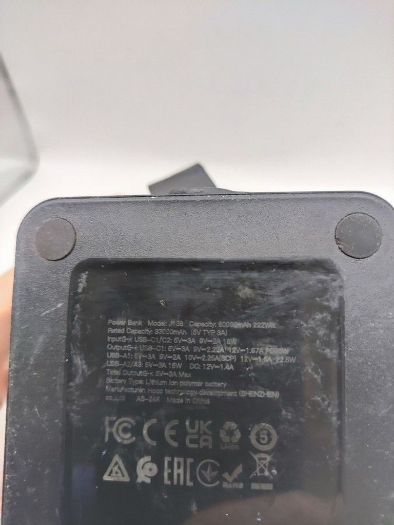 Hoco Distant J138 60000mAh 22.5W Black Код:01-201162239. Зображення 7