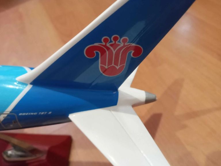 Boeing 787-8 DreamLiner China Southern Airlines B-2725, 43см (масштаб 1:130)