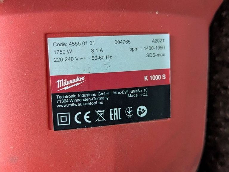 Milwaukee k 1000 s Код:01-200481532. Изображение 9