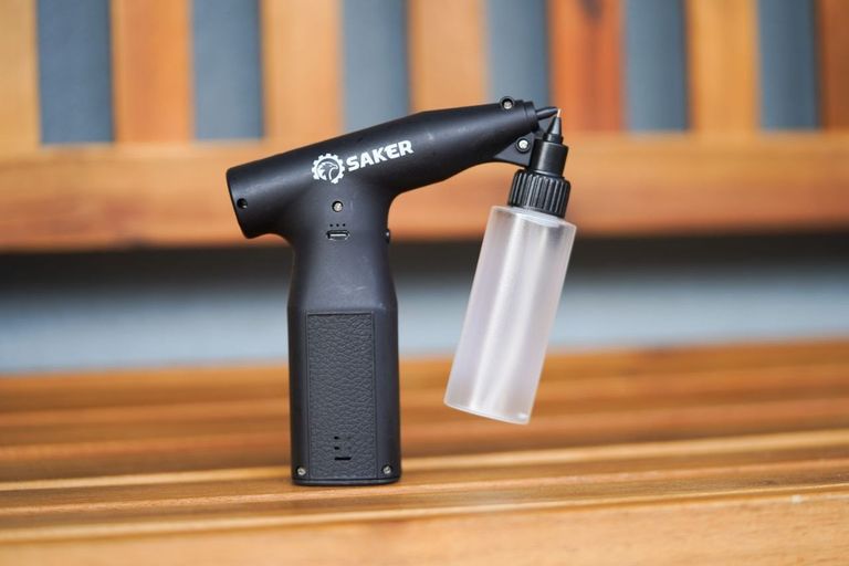 Объявление Міні-електричний фарборозпилювач Saker для ремонту подряпин на автомобільній фарбі, бездротовий ручний аерограф для автомобілів, Б/У