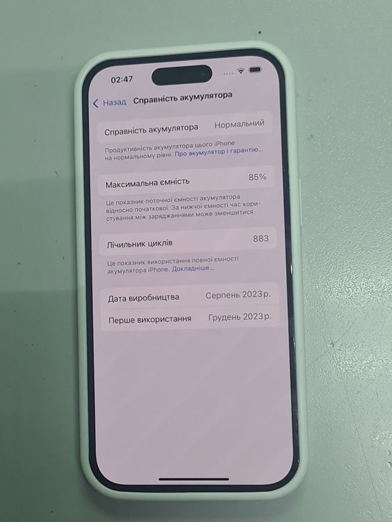Дешево Apple iPhone 15 128GB Green з ломбарду