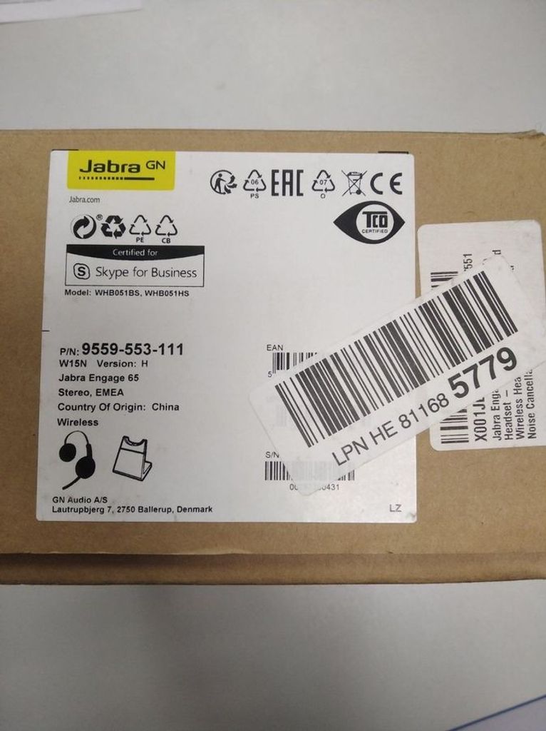 Оголошення Jabra engage 65 stereo Б/У