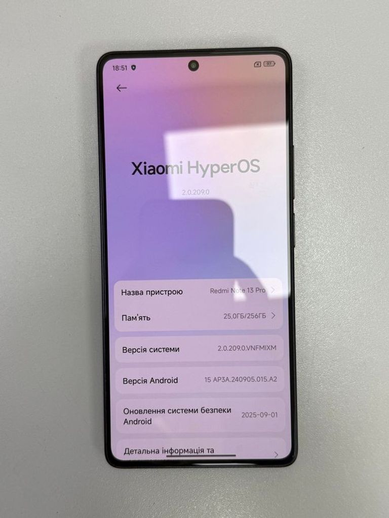 Xiaomi redmi note 13 pro 5g 8/256gb Код:01-200794264. Изображение 11