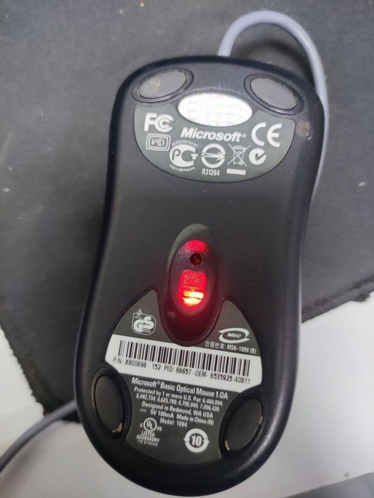 Дешиво Microsoft basic optical mouse с ломбарда