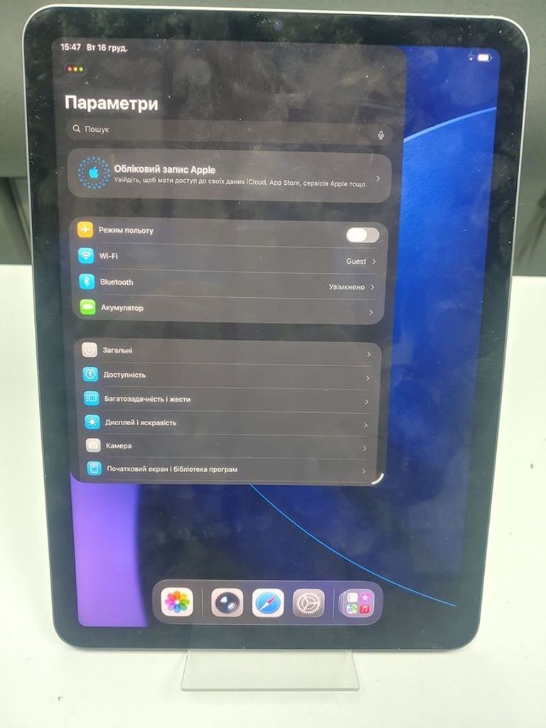 Apple ipad air 2022 wi-fi 64gb Код:01-200816203. Зображення 6