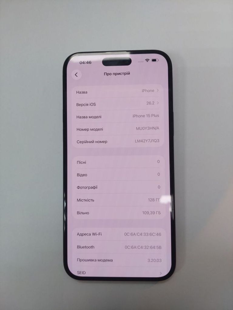 Дешево Apple iPhone 15 Plus 128GB Pink з ломбарду
