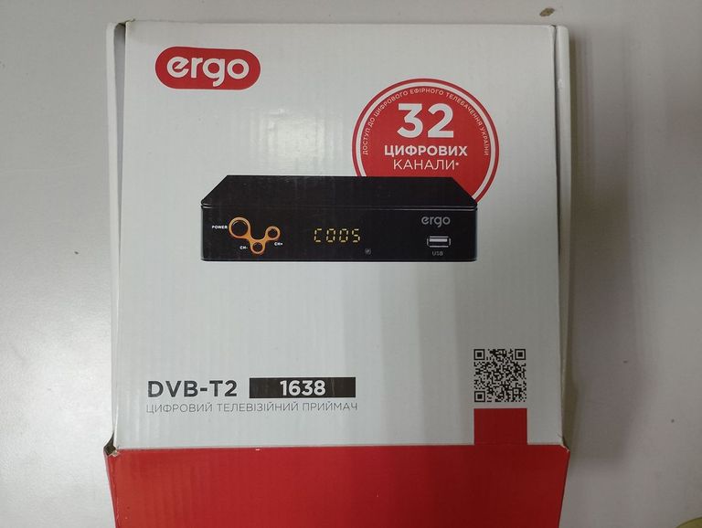 Оголошення Ergo dvb-t2 1638 Б/У