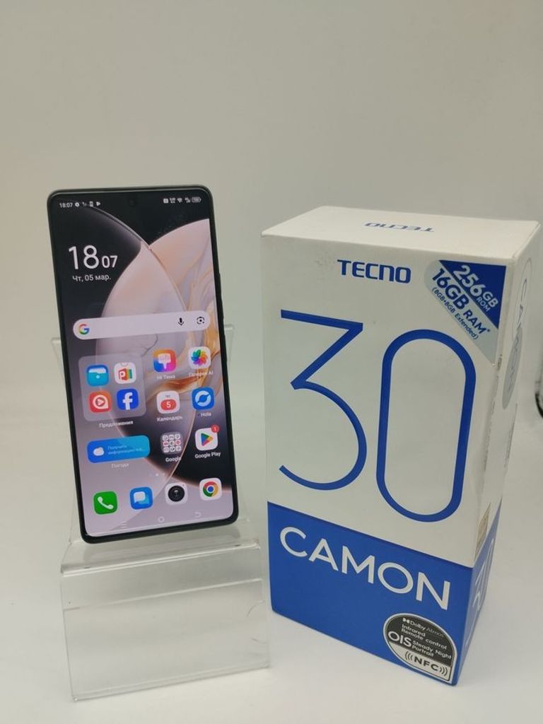 Купить Tecno camon 30 cl6 8/256gb Б/У