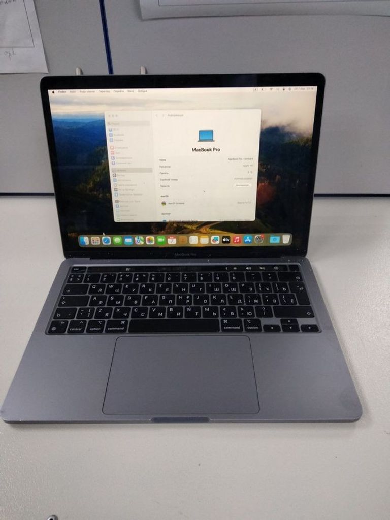 Купить Apple a2338 macbook pro 13,3" m1 8-gpu/ ram8gb/ ssd256gb/ retina, truetone, touch bar Б/У