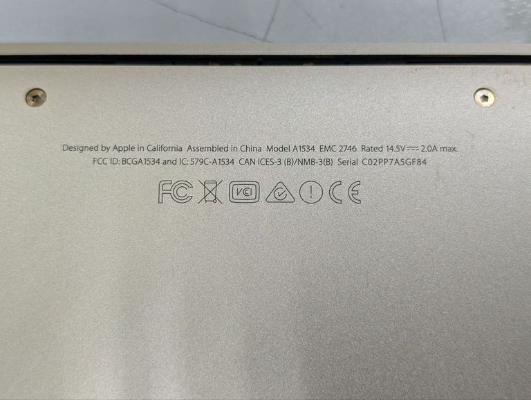 Apple macbook a1534 12" core m 1,1ghz/ram8gb/ssd256gb/intel hd graphics 5300 Код:01-200896706. Изображение 6