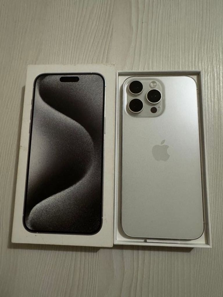 Купить Apple iPhone 15 Pro Max 256GB White Titanium Б/У