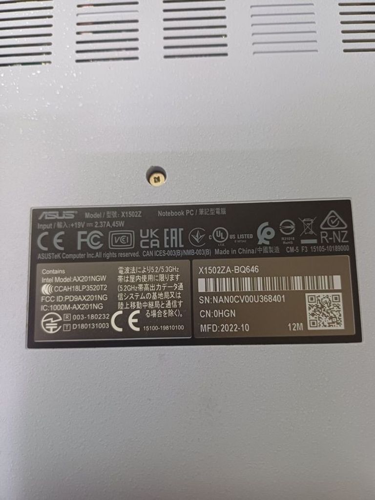 Asus 15/core i3-1215u ddr5/12gb ddr5/hdd *відсутній/ssd 512 gb/*інтегрована Код:01-200913569. Зображення 7