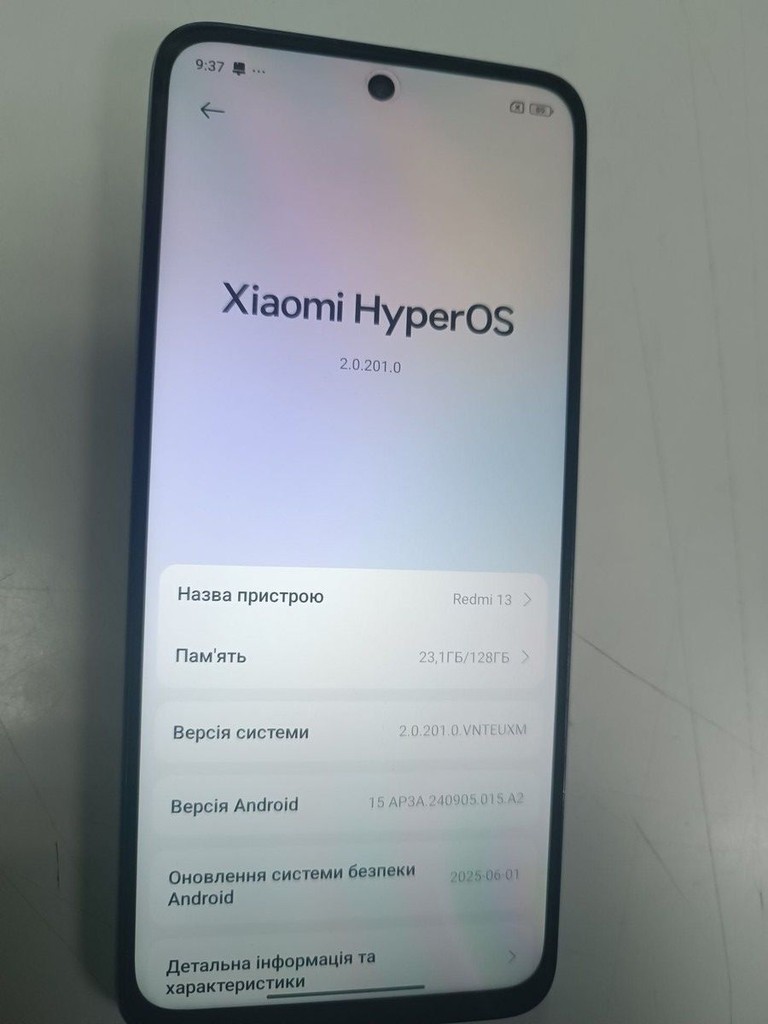 Объявление Xiaomi Redmi 13 6/128GB Blue Б/У