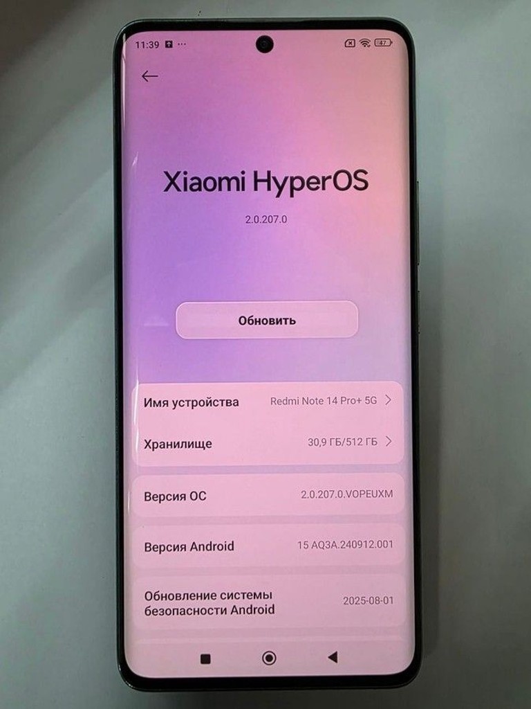 Дешево Xiaomi redmi note 14 pro+ 5g 12/512gb з ломбарду