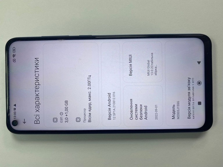 Объявление Xiaomi redmi note 9 3/64gb Б/У