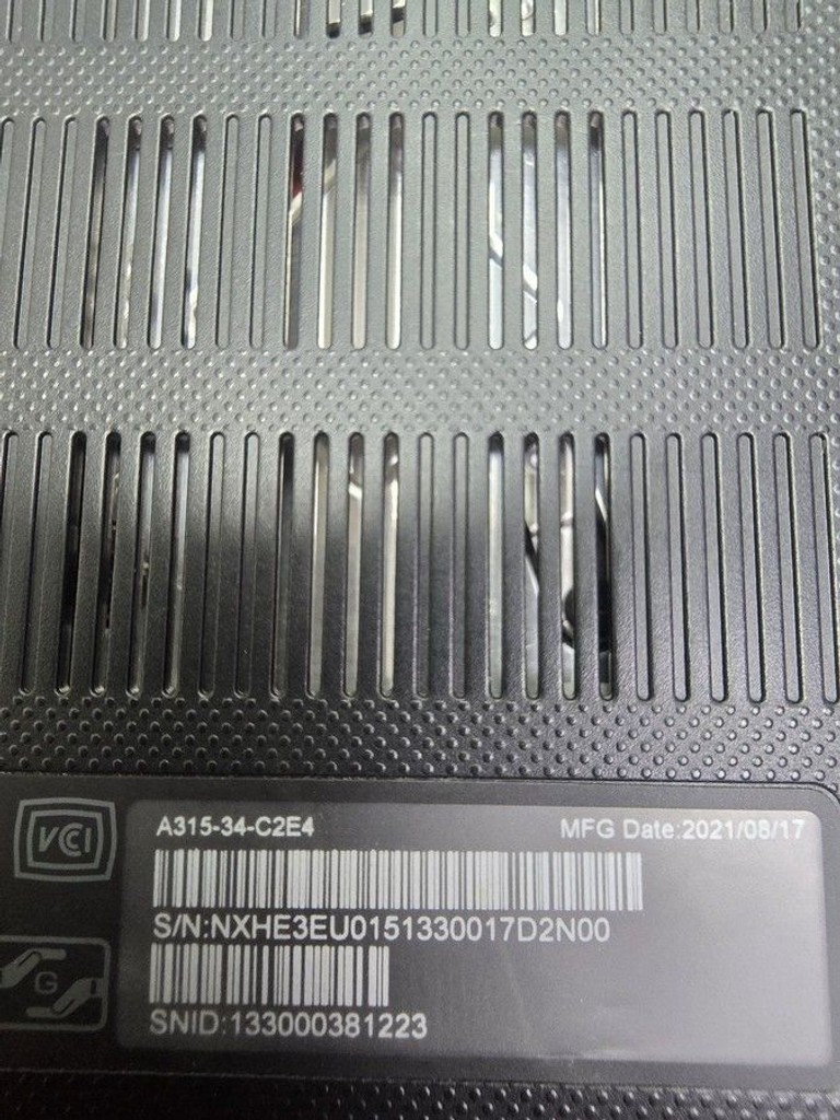 Дешево Acer 15/celeron n4020 ddr4/4gb ddr4/hdd 120 gb/ssd *відсутній/*інтегрована з ломбарду