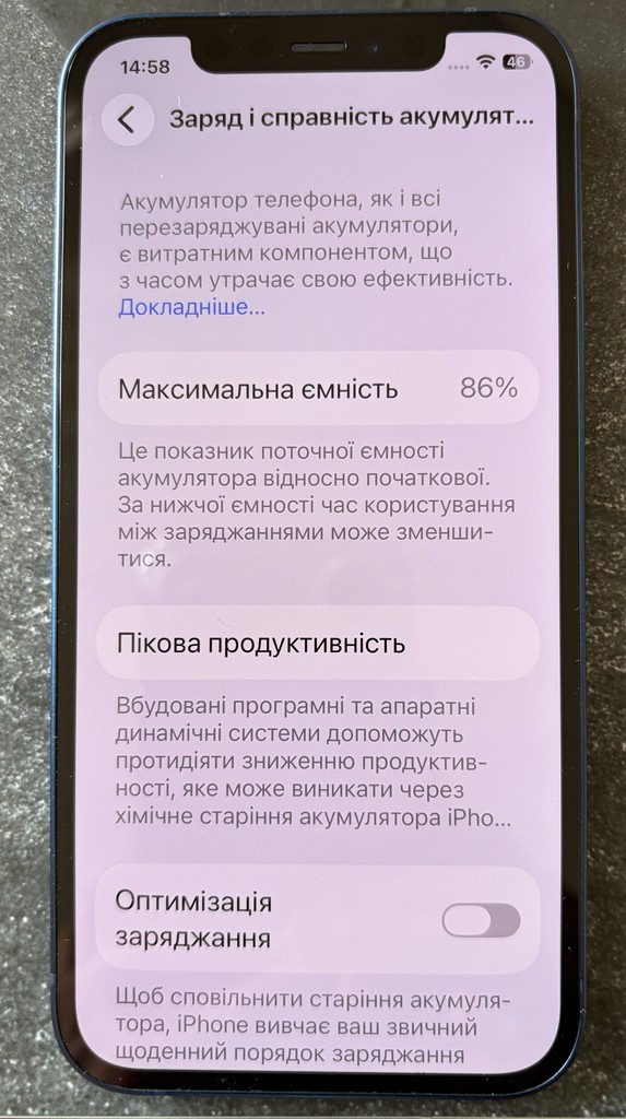 Оголошення Apple iPhone 12 64GB Б/У
