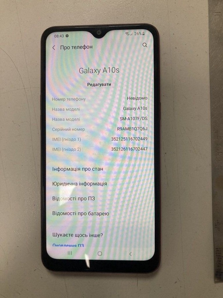 Купити Samsung a107f galaxy a10s 2/32gb Б/У