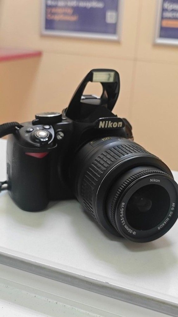 Nikon d3100 kit / af-s nikkor 18-55mm f:3,5-5,6g vr dx Код:01-201001267. Изображение 9