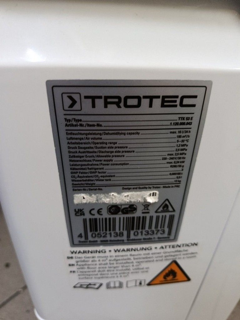 Дешево Trotec TTK 53 E з ломбарду