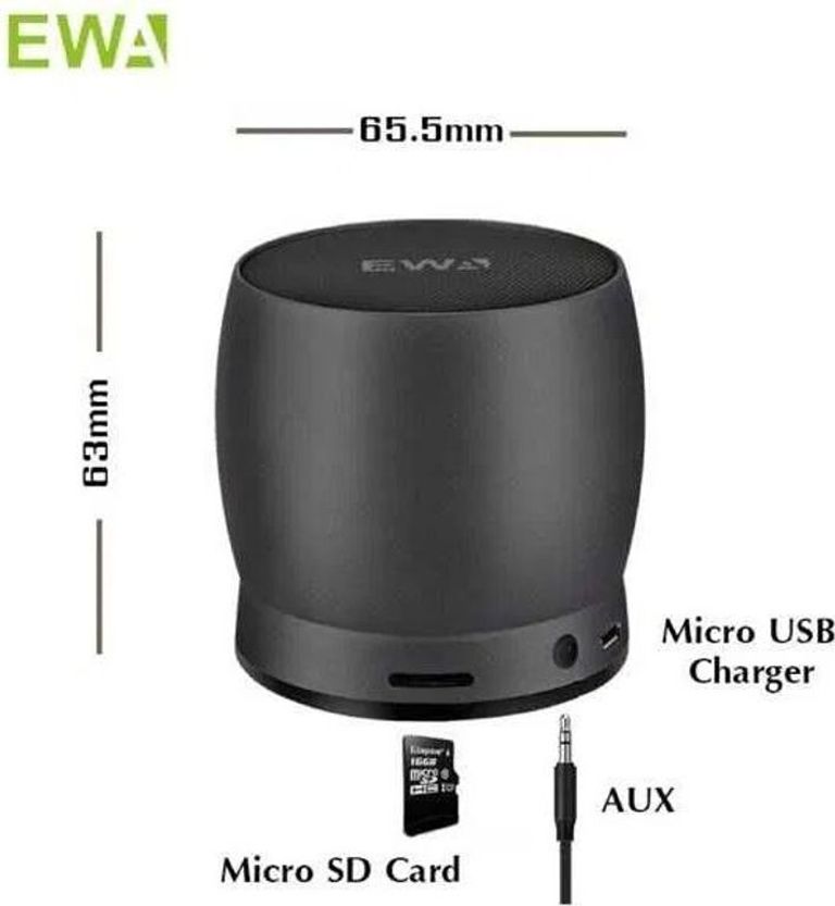 Дешево Беспроводная Bluetooth колонка EWA A116 Sound Bomb Mini Subwoofer з ломбарду