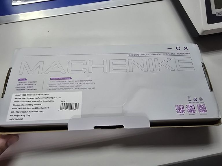 Объявление Machenike Hot-Swap Machenike K500 Red switch, EN/UKR, White (K500-94k) Б/У
