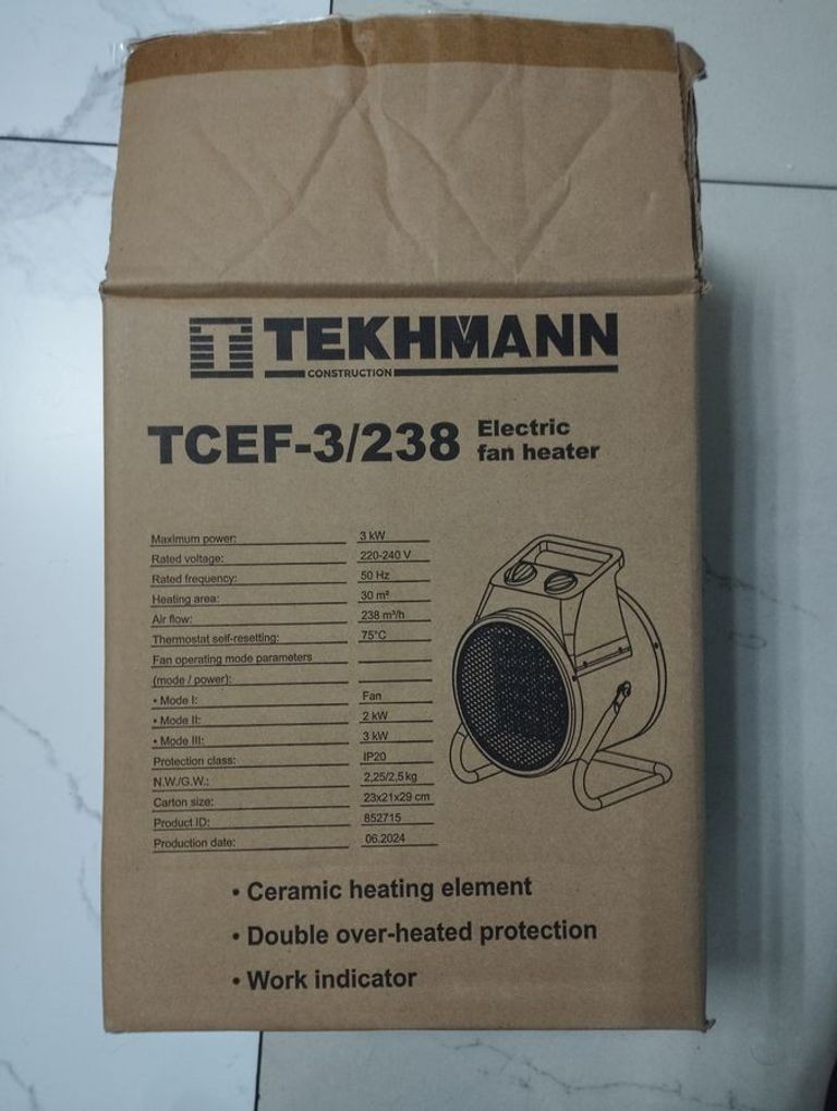 Tekhmann TCEF-3/238 Код:01-200543494. Зображення 5