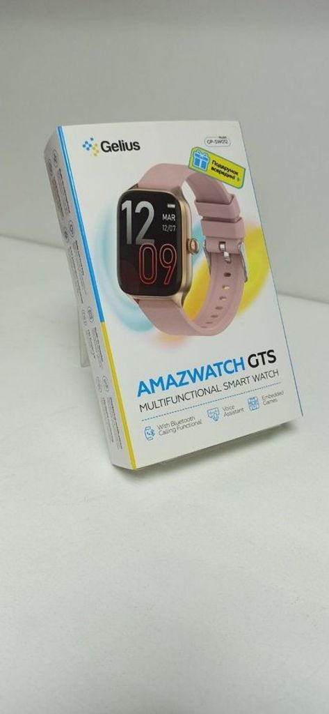 Объявление Gelius Pro GP-SW012 Amazwatch GTS Black (2099900942525) Б/У