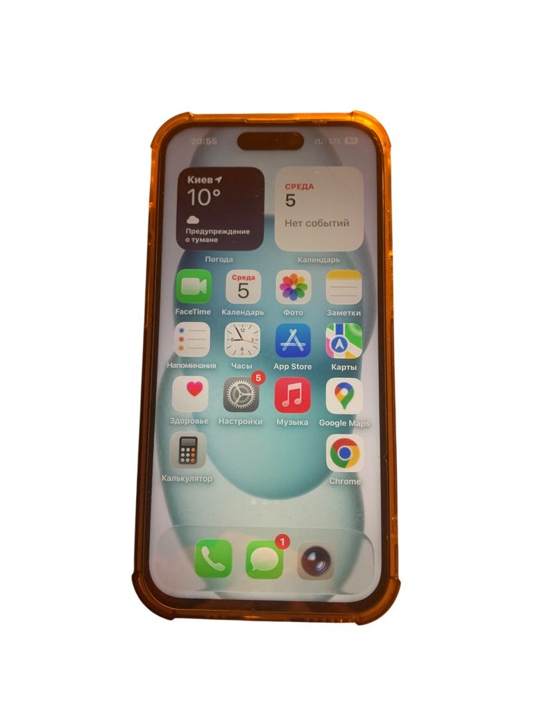 Купити Apple iPhone 15 128GB eSIM Black (MTLV3) Б/У