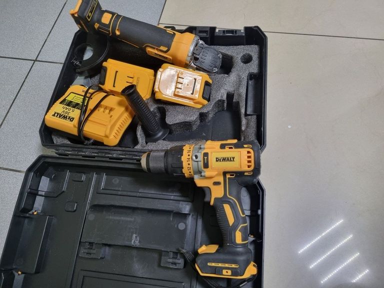 Объявление Dewalt Копія шліф.машина+дриль акум.+2акб+зп Б/У