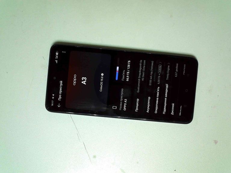 Объявление Oppo a3 4g 6/128gb Б/У