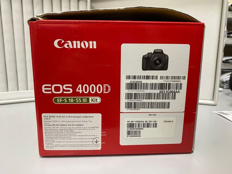 Canon eos 4000d + ef-s 18-55 1:3.5-5.6 iii Код:01-200810347. Изображение 9