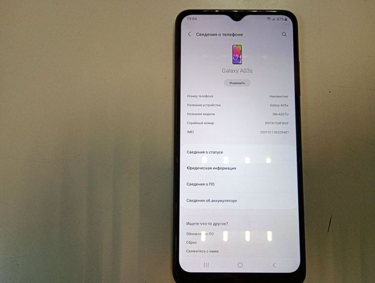 Объявление Samsung galaxy a03s 3/32gb Б/У