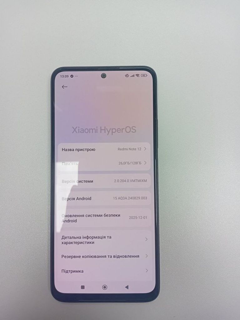 Дешево Xiaomi redmi note 12 8/128gb з ломбарду