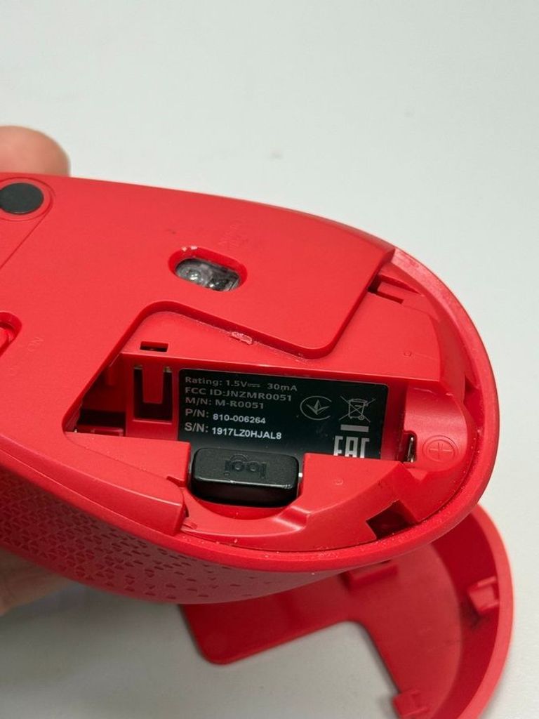 Logitech M330 Silent Plus Red (910-004911) Код:01-200855657. Зображення 7