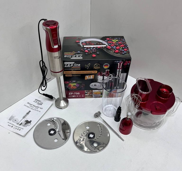 Купити Zepline ZP-798 1500 Вт 7в1 червоний Б/У