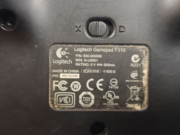 Дешево Logitech Gamepad F310 з ломбарду