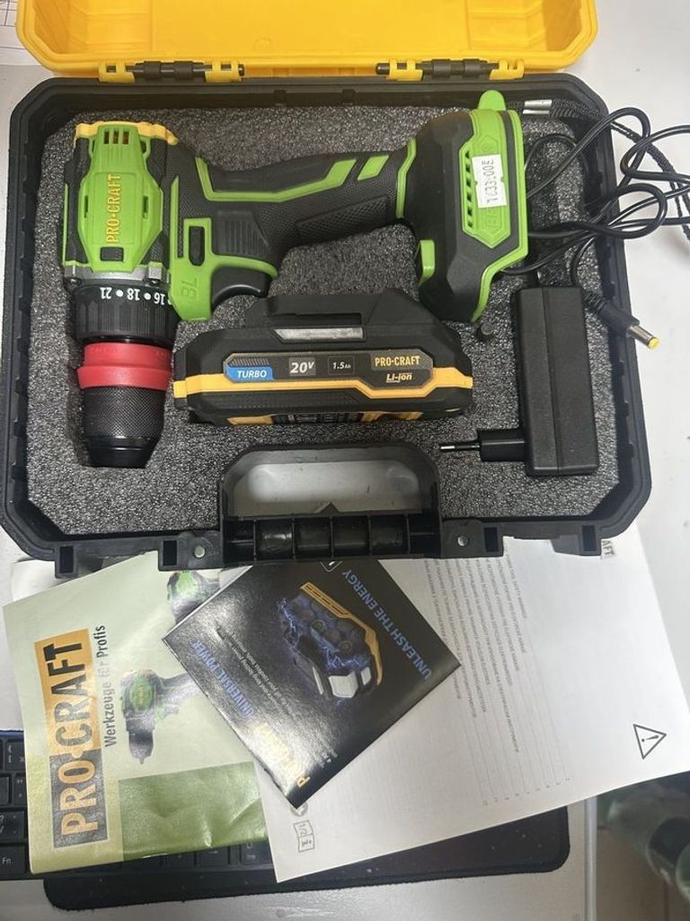 Купить Procraft PA-18 Pro DFR 1 АКБ 1.5Аг (001815) Б/У