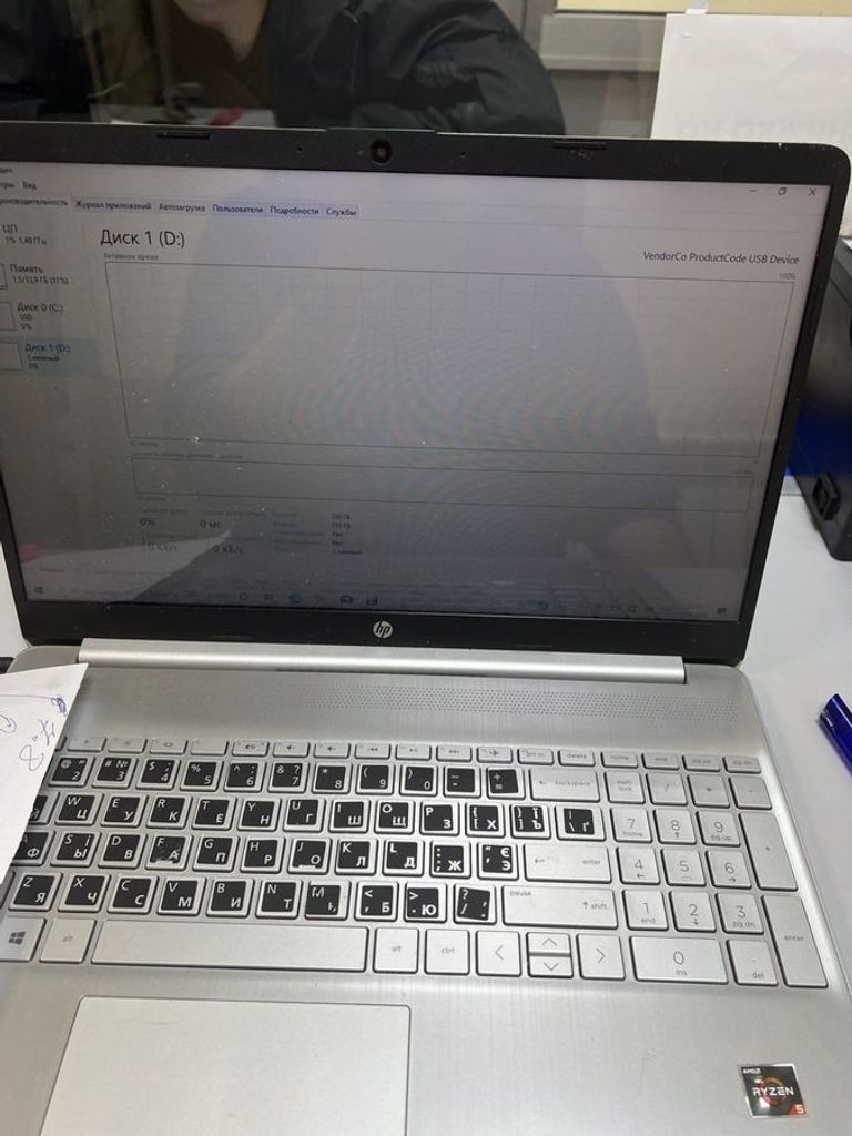 Дешево Hp 15/ryzen 5 3500u ddr4/16gb ddr4/ssd 512 gb/*інтегрована з ломбарду