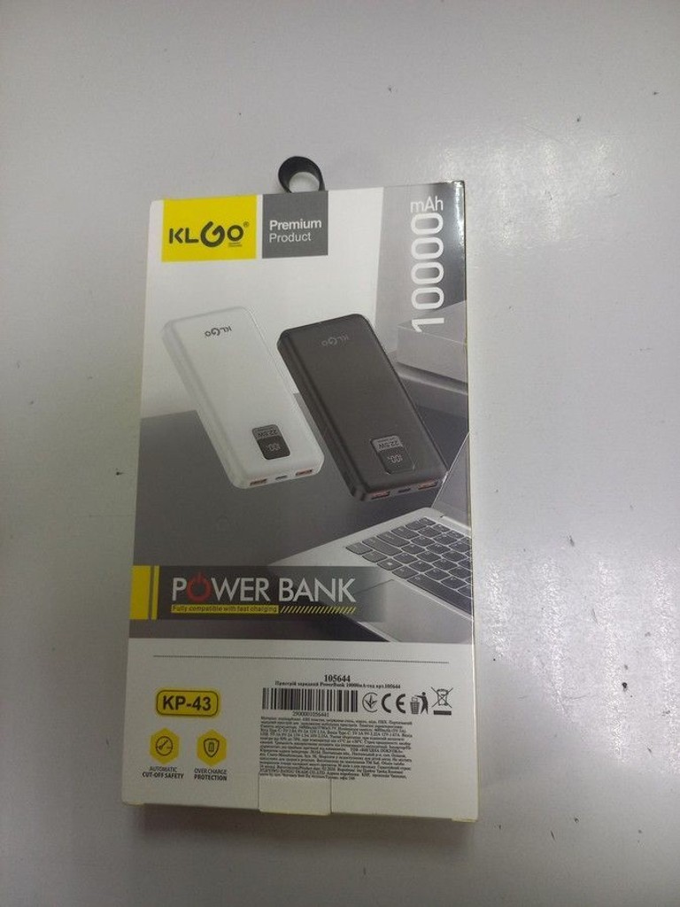 Оголошення Klgo kp-43 10000mah 22.5w Б/У