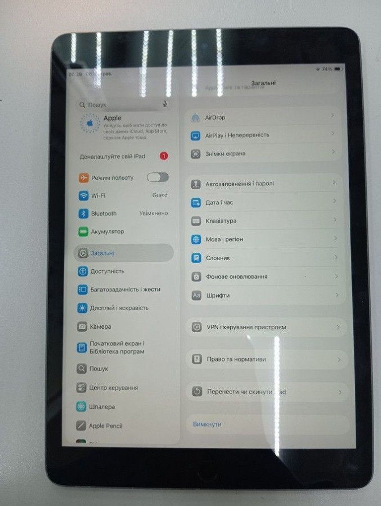 Объявление Apple ipad 10.2 2021 wi-fi 64gb Б/У